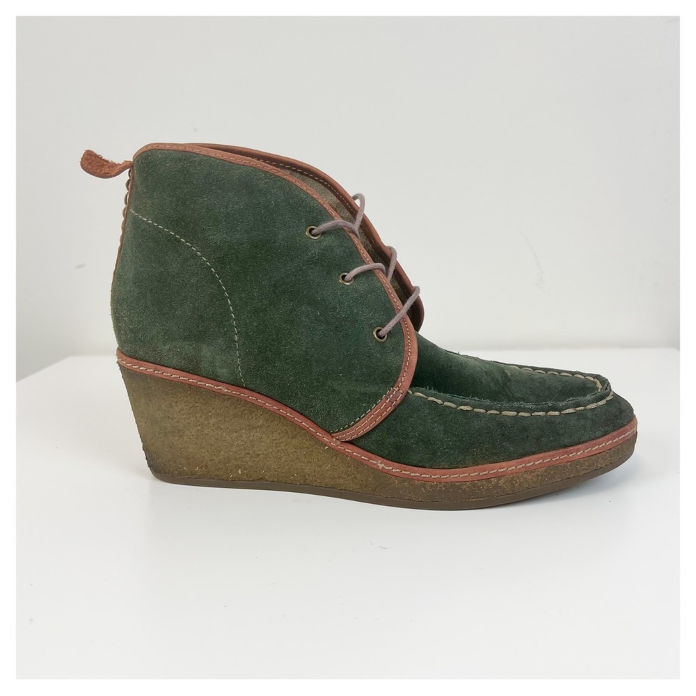 Olukai Wali Suede Women's Comfort Wedge Size 8